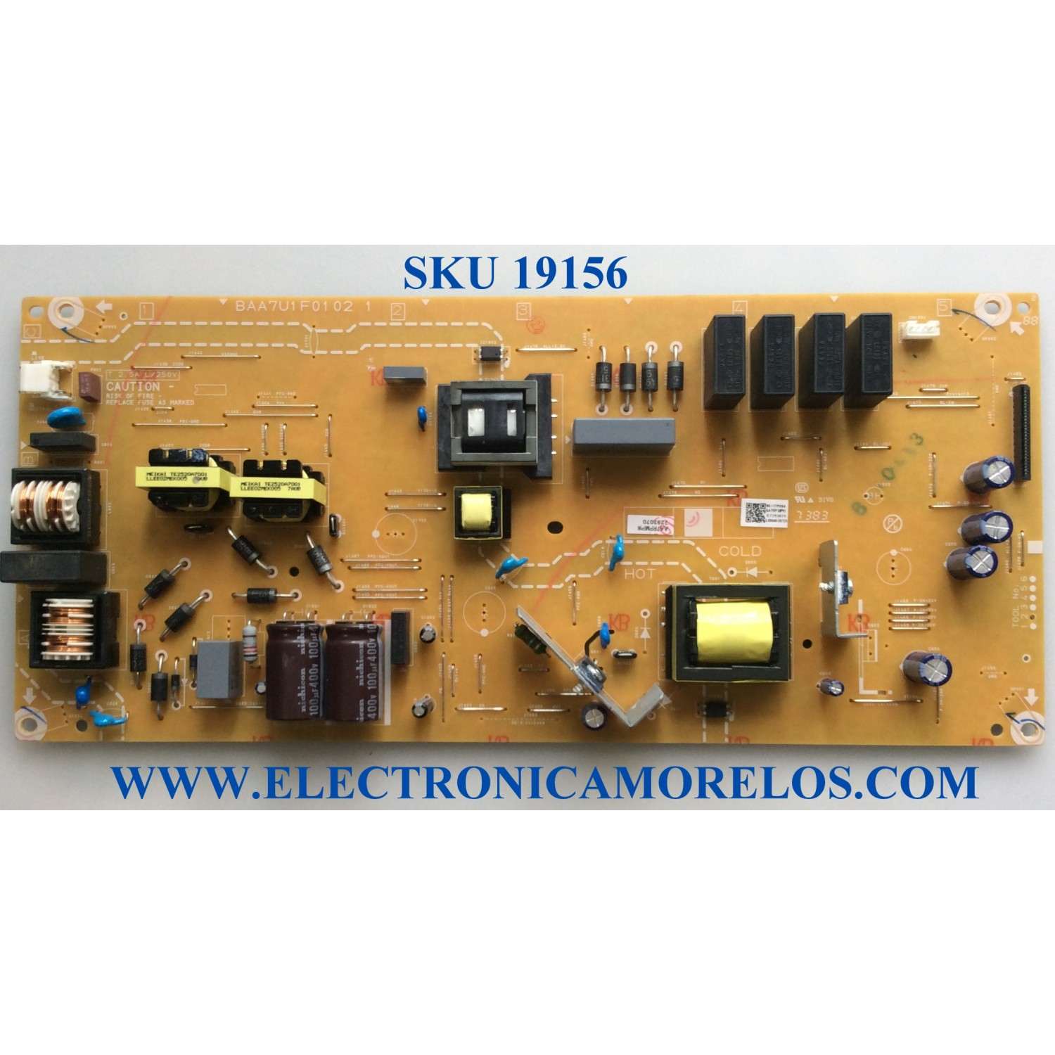FUENTE DE PODER / PHILIPS AA7RPMPW / BAA7U1F0102 / BAA7U1F0102 1 / AA7RP-MPW / MODELO 55PFL5602/F7